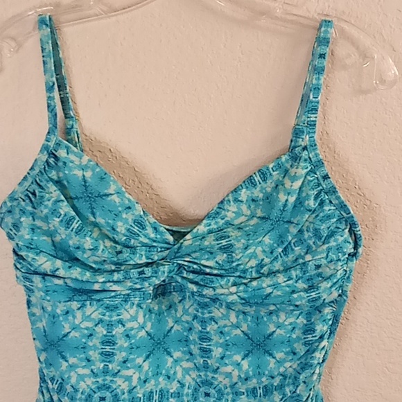 ROD BEATTIE  Beachy Party Cruise Tie Dye Size 12  turquoise-white colors B13 - Picture 8 of 11